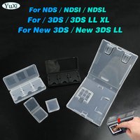 1Pc Clear Game Card Storage Box For New 3DS LL XL NDSL NDSI Dustproof Plastic Protective Cover Case For Nintend DS Easy Storage