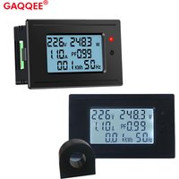 1100W/2200W/4400W/22000W Voltmeter Amperemeter AC 5A/10A/20A/100A Power Strom Meter HD Digital Display Spannung Strom Meter