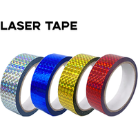 Holographic laser tape, self-adhesive glittery decorative tape, party gift packaging, DIY hot stamping gold and silver stickers