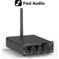 Fosi Audio BT10A Bluetooth amplificateur stéréo de puissance sonore à 2 canaux TPA3116D2 Mini amplificateur numérique HiFi pour haut-parleurs 50W aigus et basses