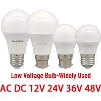 1-10PCS/Lot AC DC 12V 24V 36V 48V Low voltage LED Bulb Lamp E27 B22 10W 3W 5W Warm Cold lighting 3000K 4000K 6000K for home