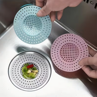 Universal Kitchen Sink Filter Screen Hair Catcher Waste Collector Bathroom Sink Accessory Floor Drain