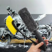Car motorcycle Wheel Tire Brush Rim Detailing Cleaning Brush Truck Wheel Wash Detail Brushes Wheel Tire Cleaning Accessories