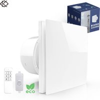 KCvents Ventilation Fan With Backdraft Damper and Remote Control For Bathroom Room Kitchen Wall Mount Home ECO Friendly 4/6in