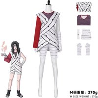 Anime Yuhi Kurenai Cosplay Costume Woman Halloween Ninja Sunset Red Cosplay White Stripe BattleCustomized Costume Party Suit