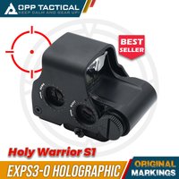 Nowy Celownik Holy Warrior S1 EXPS-3-0 NV Funkcja 558 Red Dot Sight Holograficzny Celownik Myśliwski Airsoft z Pełnymi Oryginalnymi Oznaczeniami