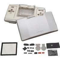 Full Replacement Housing Shell Kit for Nintendo DS Launch Edition Case Cover with Buttons Screen Lens Screws for NDS First Gen