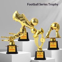 Golden Boot Award Trophy Youth Sports Football Match Excellent Player Award Soccer Fan Club Souvenir Cup Plastics Handicraft