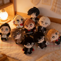 10CM HOT Cartoon Movie Game Anime Figure P5R Plush Toys Cute Joker Yuuki Makoto Cosplay Character Peripheral Kid Collection Gift