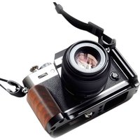 Wooden Camera L Bracket for Fuji X-T30 Fujifilm X-T20 X-T10 Hand Grip Holder Quick Release Plate