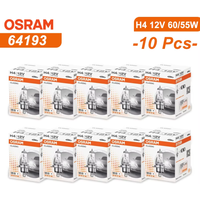 OSRAM H4 9003 HB2 64193 Standard Hi/lo Beam Car Halogen Headlight Auto Bulb 3200K 12V 60/55W P43t Original Lamp