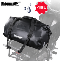 Rhinowalk sac arrière de moto étanche 45L PVC selle bagage sec extérieur dos Sear Pack moto sacoche sac à bandoulière voyage