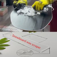 2025 Ski Scraper Snowboard Maintenance Wiper Snowboard wax scraper Double Board Waxing Removal Tools Ski tools Snowboard Wax