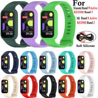 Strap For Mi Band 9 8 Active Watchband For Mi Band 8/9 Active for Xiaomi Band 9 Active Wristband for Redmi Band 3 2 Wriststrap