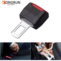 YONGRUN 2PCS Of Seat Belt Fastening System Textured Grip Durable Structure Safety Buckle Fastener Car Adjuster Seat Buckle