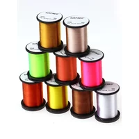 2pcs 100M 50D High Light Nylon Floss Line Fly Tying Threads Midge Nymph Dry/Wet Flies Trout Fishing Lures Fly Tying Material