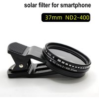 Universal Clip-on ND 2-400 Adjustable Density Filter Angle 37/52MM Universal Phone Polarizer Wide Angle Lens Accessories 2025