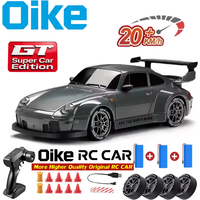 Oike 4WD zdalnie sterowany samochód driftowy 1:24, mini zdalnie sterowany model samochodu wyścigowego, radio 2.4G, szybki samochód RC 4X4, zabawka pojazdowa.