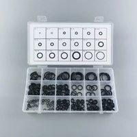 225PCS O Rings Set Nitrile Rubber High Temperature High Pressure Resistance Waterproof Seal Gasket Rubber Ring Multi Purpose Kit