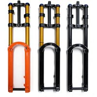 Motorcycle Fork Dual Crown Suspension Fork 20*110mm Boost Bike Air Fork Travel 180mm for SurRon Light Bee X Talaria Sting