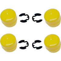 Bearing Cover Axle Cap Lawn Mowers M143338/R27434 Garden Replacement Tool Lawn Mower Accessories Ring Clip 4pcs New