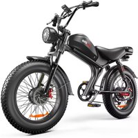 AliExpress EMOKO C93 Electric Bike 2000W Dual Motor 48V23AH Battery Hydraulic Brake Electric Bicycle Motorcycle 20*4.0 inch Fat Tire E-bike