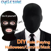 1-20pcs Full Face Paintable Mask Halloween Cosplay Unisex Balaclava Cap for Party Bike Motorcycle Hiking Skiing Protection Mask