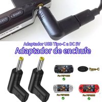 5V Type-C To DC Power Charging Conversion Plug Adapter For PSP 1000/2000/3000 Adapters Game DC Jack Charging Convert Mini USB C