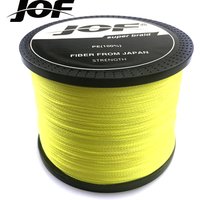 JOF PE Fishing Line 300M 500M 1000M 4 Strands Wear-resistant Multifilament Braided Fishing Wire 8LB-80LB