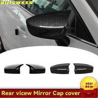 Pour Mazda 3 Axela 2014 2015 2016 2017 2018 2019 style de voiture 1 paire couvercle de rétroviseur couvercle de boîtier de rétroviseur couvercle de rétroviseur