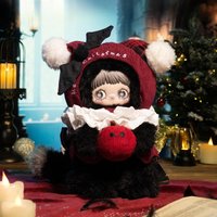 MayMei Witch's Christmas Gift 400% Plush Hanging Card Two-year Anniversary Limited Edition Desktop Ornament Cute Doll Toys Gifts