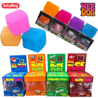 Fuzzy Cube Stress Relief Series Maltose Squishy Toy, a Slow Rebound Stress-Relief Gadget, Soft and Highly Elastic, Quickly Rebou
