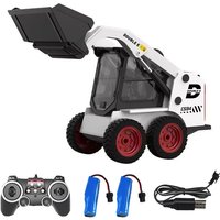 1:14 Electronic RC Car 2.4G Remote Control Engineering Car RC Loader Electric Bulldozer Bus Toy USB Charge Boys Birthday Gift
