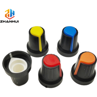 10PCS AG2 WH148 Rotary Knob Cap 15×17mm 6mm Mount Hole Potentiometer Cover for Encoder Audio Mixer Guitar Speaker