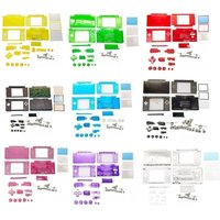 Transparent Full Housing Shell Replacement for Nintendo NDS Lite/NDSL Complete Case with Buttons + Screws Repair Kit