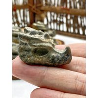 Random 1PC High Quality Pyrite Dragon Head Decoration, Natural Crystal Raw Stone, Birthday gift, Scene decoration.