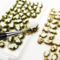 Snow Grass Clusters Diorama Outdoor Garden Train Scenery War Game Terrain Accessories Micro Landscape Layout Winter Plants Model