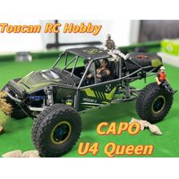 In Stock Capo U4 RC Car 1/8 Crawler RTR or KIT Model CD1582X Remote Control Racing Vehicles 2-Speed Transmission Lights RC Toys