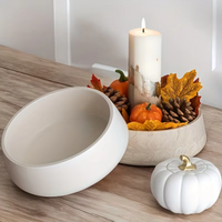 Extra large round silicone moulds for succulent pots, candle jars and resin crafts, concrete, plaster and clay casting moulds