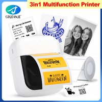 Multifunktionale 3-in-1 Thermodrucker Etikett Foto Tattoo Transfer Senticl Maschine mit Papiere Weiße Farbe Notizen Aufkleber 2026Neu