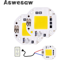 High Power 50W 70W 100W COB LED Chip 220V 110V LED COB Chip Welding Free Diode for Spotlight Floodlight Smart IC No Need Driver