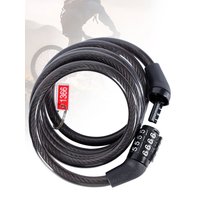 AliExpress NONE Anti-Theft Bicycle Combination Lock - Strong Steel Cable, Drill-Resistant, Scratch-Proof - Secure Your Bike