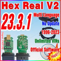 HEX V2 STM32F429 V23.3 Latest Support Many Languages Unlimited Most Stable With Logo Supporting 23 years new cars