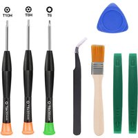 8pcs Repair Kits for Xbox Series X/S,Xbox One Controller,Nin-tendo Switch/OLED/Lite Gamepads with T6/T8H/T10H Screwdriver,Brush