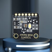 TCS34725 Color Sensor Recognition Module IIC RGB Development Board 3.3V/5V Color Sensing Module for Arduino