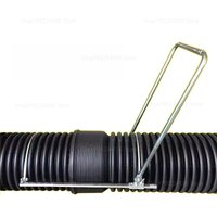Double wall corrugated pipe tensioner installation artifact universal connector installation tool manual docking pipeline