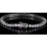 Sparkling Gold/Silver Zircon Crystal Bracelet Cubic Zirconia Jewelry Rhinestone Bangle Tennis Bracelet Wedding