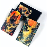 New Oracle Deck A 64 Oracle Cards With Traditional Hexagrams & Mystical Animal Art, Perfect For Divination & Gift Giving