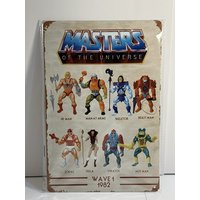 of the universe Wave 1 1981 Series metal tin sign vintage style New-Aluminum-tin sign
