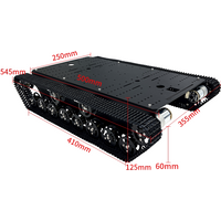 T800S UNO R3 Entry-Level Programmable 4WD Tracked Tank Car, Controlled via Bluetooth APP/Gamepad
